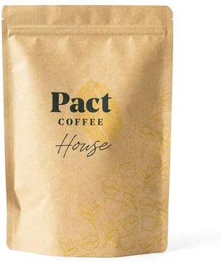 Pact CoffeeMedium/Fine Ground Filter Coffee - House Blend Dark Roast (500g) – Ethically Sourced Award Winning Coffee Beans