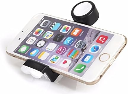 Universal Air Vent Phone Mount Holder for iPhone, Samsung Galaxy Edge S7, BlackBerry, &amp; More. 360 Degree Rotation (White)