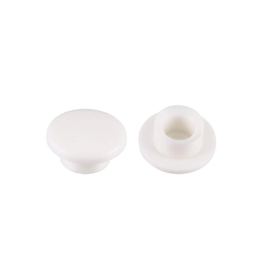 sourcing map 30pcs Tactile Push Button Switch Caps 3.2mm Hole Dia for 6x6mm Micro Tactile Switch White