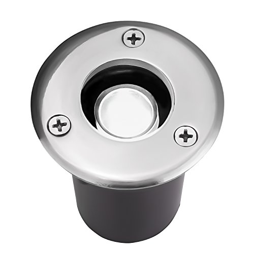 Landscape Lights Low Voltage Led Pathway Lights 1W 12V-24V Outdoor Landscaping Lights Outside Landscape Lighting In Ground Well Lights for Driveway, Deck, Step, Outdoor Garden Lights (Cool White)