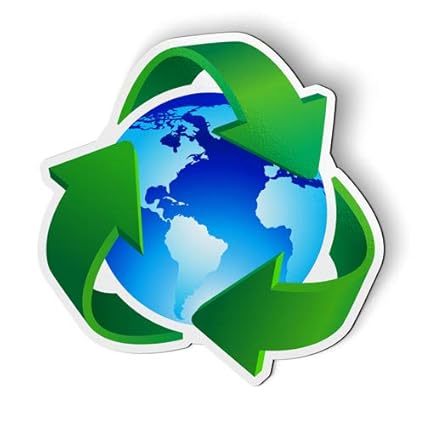 AK Wall Art Recycle Green Earth - Imán para Nevera de Coche ...