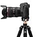 GkGk G11 Panoramic Tripod Head, Portable 360 Degrees Bottom Rotation Aluminum Alloy Pan Head with Panorama Scale and Quickly Release Plate For Tripod, DSLR Cameras, Max Load Up to 5 Kilograms