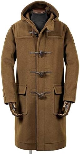Amazon Co Jp Invertier Invertere Joshua Ellis Wool Herringbone Duffel Coat Newton Abbot Extra Long Vicuna Medium Brown Men S Clothing Accessories