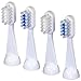 Cybersonic Traditional Replacement Brush Heads, 4 Pack, Compatible With All Cybersonic Electric Toothbrushes