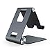 Satechi R1 Multi-Angle Foldable Tablet Stand - Compatible with iPad Pro Air M4/M2/ M1, iPad mini, iPhones 16/15/14/13/12 and More (Black)