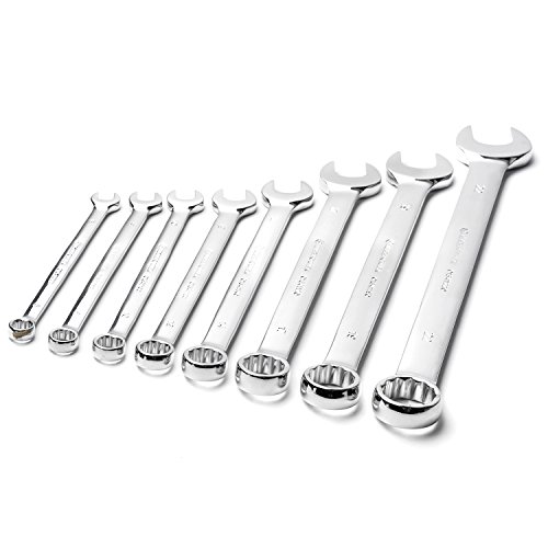 Maxpower 8-piece metric combination wrench set - pro grade chrome…