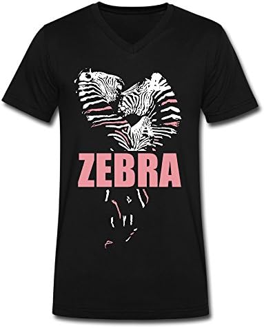 Zebra Store569 Gentleman Crew-Neck Organic Cotton Zebra Tshirts Casual Slim Fit