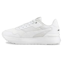 Puma R78 Sneaker, White White-Gray Violet, 7 US