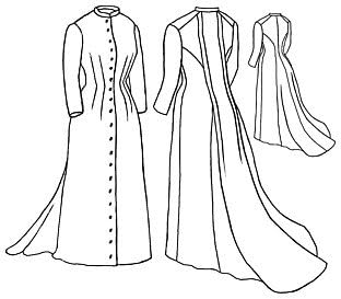 1882 Tea gown Pattern