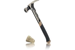 Spec Ops Tools Framing Hammer, 28 oz, Rip Claw, Milled Face, Soft Mallet Cap, Shock-Absorbing Grip, 3% Donated to Veterans