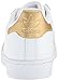 adidas Originals Kids' Superstar, White/Gold Metallic/Blue, 4 M US Big Kid