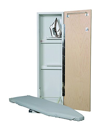 Iron-a-Way Deluxe Swivel Non-Electric Ironing Center, Flat Maple Door