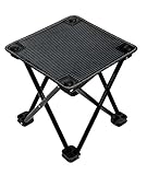 MeiLiMiYu Camping Folding Stool Compact Portable Backpacking Stool Mini Outdoor Collapsible Stool for Fishing, Traveling, Training, Hiking, Park