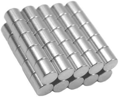Arts &amp; Crafts Magnetic Metal Pins, Magnetic Cylinders 2/10 x 4/10 Inches 5x10mm (50)