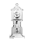 CRYSTAL CROWN GRANDFATHER CLOCK - Clock