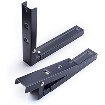 Homwel Stainless Steel Microwave Mount Bracket，Oven Wall Mount Bracket Load 100lb Telescopic Microwave Oven Wall Frame