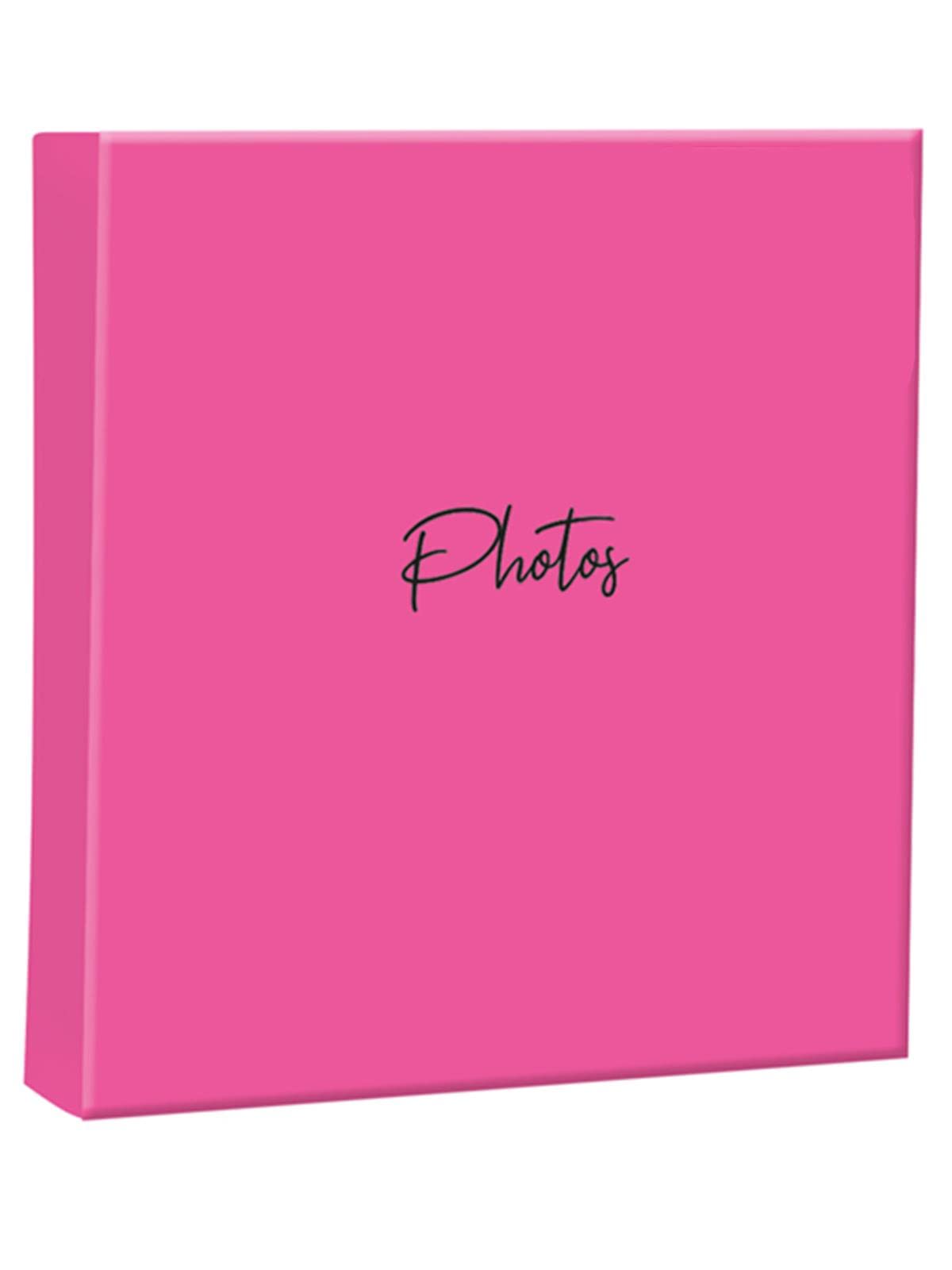 Design Group Photo Album Slip-In Memo Bright Pink Colour Home Collection 200 Photographs 4x6