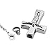LovelyCharms Cross Urn Necklace for Ashes Stainless Steel Keepsake Memorial Cremation (Cross2)