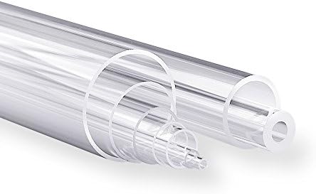 Technical Glass Products 1029OQKZXP9 Fused Quartz Tubing, 10 mm Inner Diameter x 12 mm Outer Diameter, 48" Length (Pack of 3)