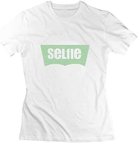 Kimbeker Lovely White Casual Personalized Large Women Green Levi Selfie Tee