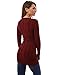 PattyBoutik Women's V Neck Ribbed Tunic Knit Top