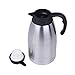 Thermal coffee carafe, coffee dispenser – Coffee thermos with lid - Coffee Carafes Keeping Hot For 12 Hours Plus – Double Walled Vacuum Sealed Coffee Pot - 68 OZ Thermos Flask