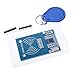 Qunqi MFRC-522 RC522 RFID RF IC Card Inductive Module + S50 White Card + Key Ring for Arduino