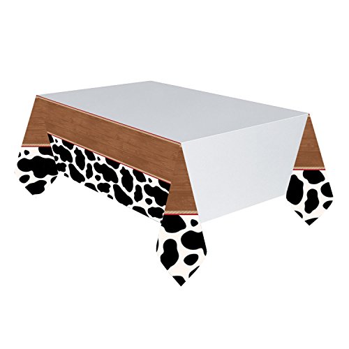 Yeehaw Plastic Table Cover - 54" x 96" (Pack of 1) - Premium Party Essential -…