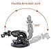 Heavy Duty Camera Car Windshield Mount with 1/4-20 Adapter for GoPro Hero Series and All Cameras
