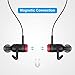 Bluetooth Headphones,BYZ 4.1 Magnetic in-Ear Wireless Earbuds Sports Stereo Headphones with Mic, AptX Stereo, 6 Hrs Playtime, IPX4,CVC 6.0 Noise Cancelling for Workoutthumb 2