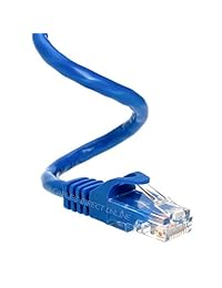 CAT5e 100 ft de red RJ45 Ethernet Patch Cable Xbox \ PC \ \ PS4 \ de módem Router   (100 pies), color azul