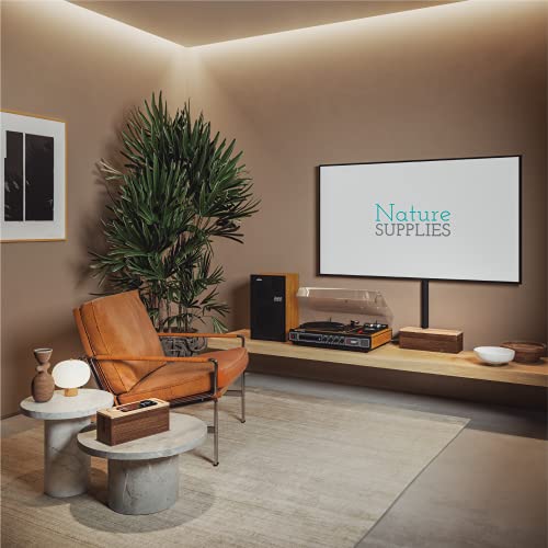 NATURE SUPPLIES Wood Cable Management Box Dark Brown [Set of Two