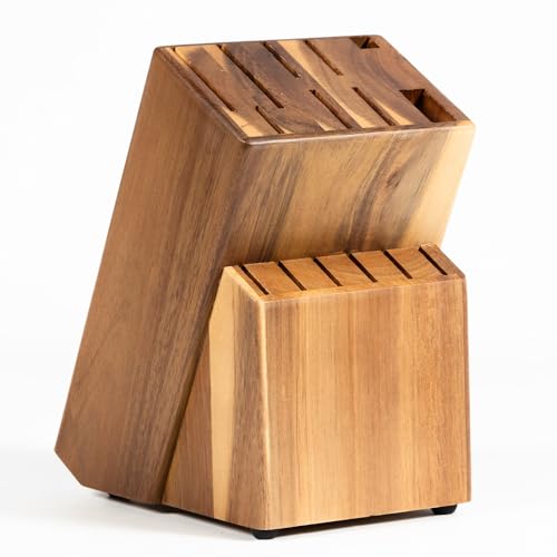 Knife Block Wood / Knife Holder Raf By Coninx | Knife Block Made Of High Quality Wood | Without Knives | (Accacia)