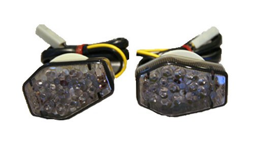 K&S Technologies Fairing Mount Marker Lights - Smoke Lens 25-8521