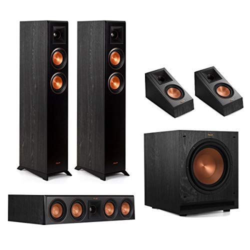 Klipsch RP-4000F 5.1 Home Theater System – Ebony