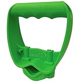 Back-Saving Tool Handle Attachment, Labor-Saving Ergonomic Shovel, or Rake Handle Add-on, Green
