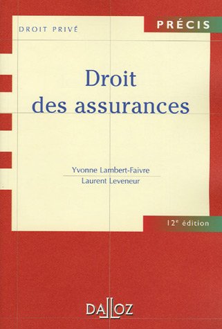 Droit des assurances by (Paperback)