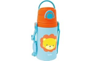 Buba Garrafinha De Aluminio Animal Fun Leão Colorido