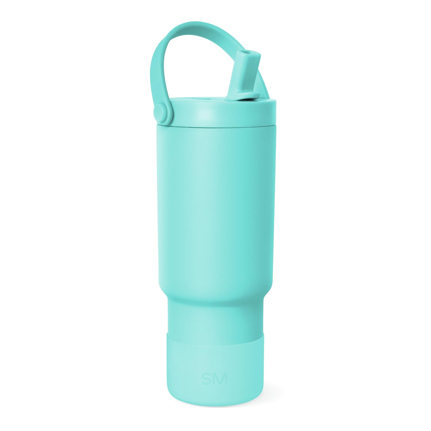 Photo 1 of ***(BROKEN LID)***Simple Modern Trek Pivot | 24oz Kids Flip Straw Tumbler with Handle and Silicone Boot | Insulated Water Bottle Stainless Steel Cup | School Travel Jug | Ocean Water