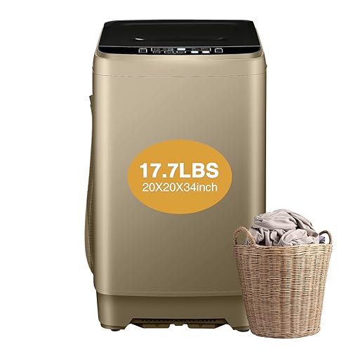 Full Automatic Washing Machine, AYCLIF 17.7 lbs Apartment Washing