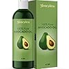 Avocado Oil for Hair Skin and Nails – Cold Pressed Avocado Oil 100% Pure Carrier Oil for Essential Oils Mixing and…