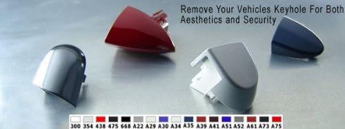 Bimmian KHC8XL354 Painted Keyhole Cover- For E82 E81 E87 E88 LHD- With lighting package Pre-2007- Titanium Silver- 354