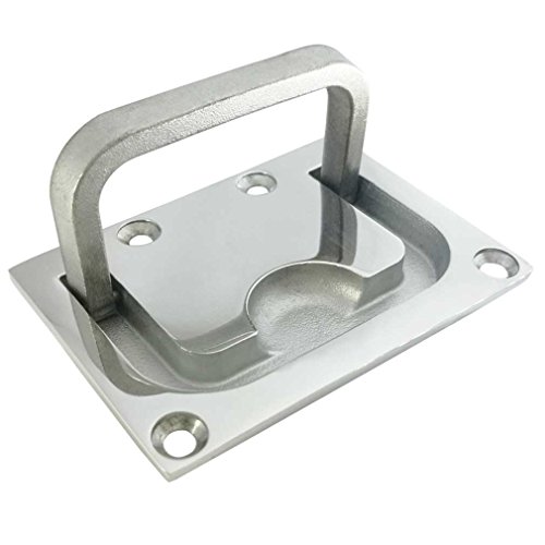 SMBBIT 316 Stainless Steel Ring Pull Handle, Marine Flush Lifting