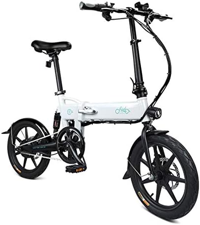 Folding Electric Bike FIIDO D2 Ebike, Foldable Electric Bike with Front LED Light for Adult 250W Motor 36V 7-8AH