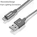Lightning Cable, KOOWIEN 3 Pack 3FT Extra Long Premium Nylon USB Charging & Syncing Cord Charger for Apple iPhone SE,6s,6s+,6Plus,6,7,7plus, iPhone se,iPad Mini,Mini 2,iPad 5,iPod 7 (Grey)