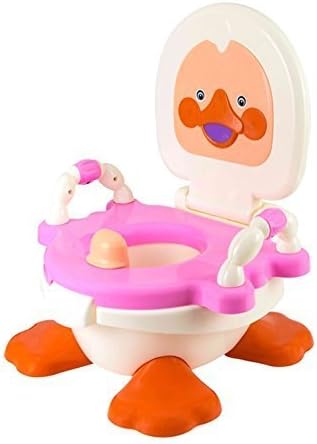 Truphe Potty Training Seat For Kids With Removable Bowl & Closeable Cover (Pink)