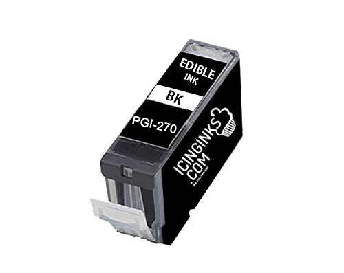 Icinginks Edible Ink Cartridges 5 Pack CLI-271XL / PGI-270XL For Canon PIXMA TS5020 TS6020 TS8020 TS9020 MG5720 MG5721 MG5722 MG6820 MG6821 MG6822 MG7720