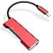 Adapter Splitter, 3 in 1 Dual with 3.5mm Headphone Jack Audio Adapter Fast Charge Splitter for iPhone 8/8 Plus/iPhone X/iPhone 7/7 Plus, iPad, Compatible with iOS 12 … (Red)thumb 1