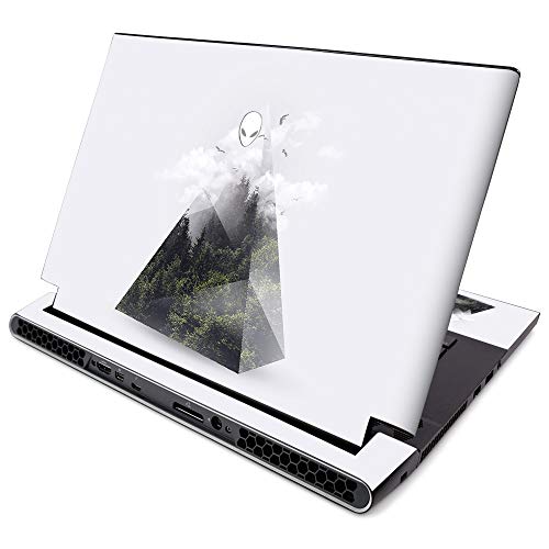 MightySkins Skin for Alienware M15 R2 (2019) - Forest Triangle | Protective, Du…