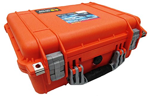New Pelican Orange & Silver 1450 with Foam.